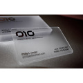 Custom Transparent Plastic card